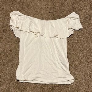 GARAGE off the shoulder crop top